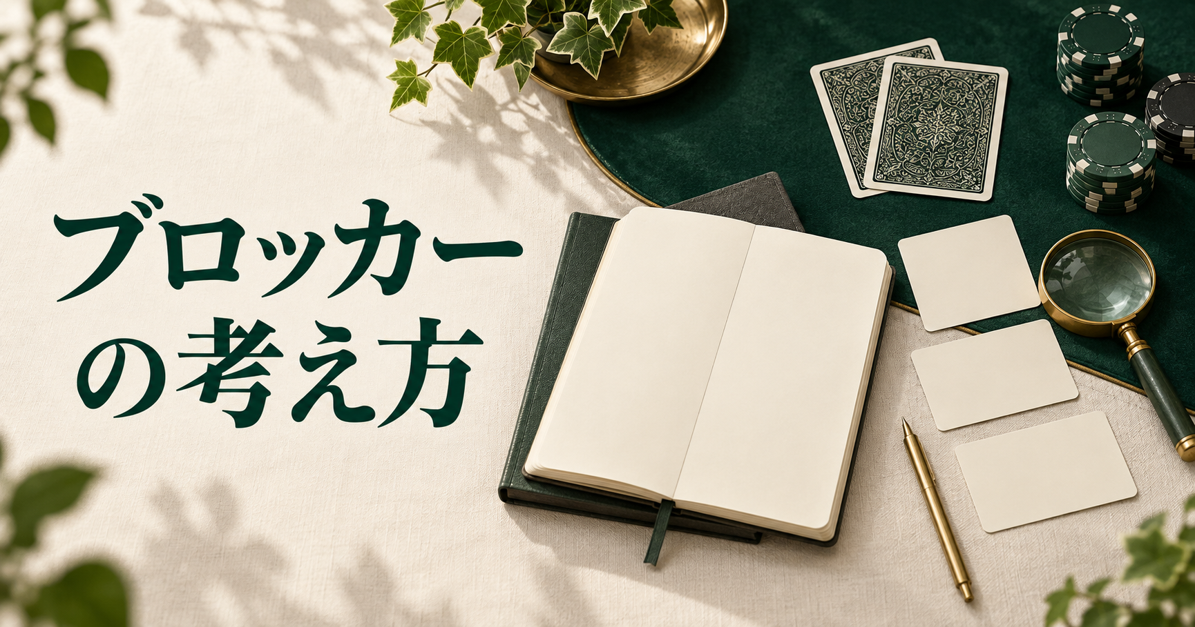 ブロッカーの考え方|相手の続ける候補と降りる候補を分ける