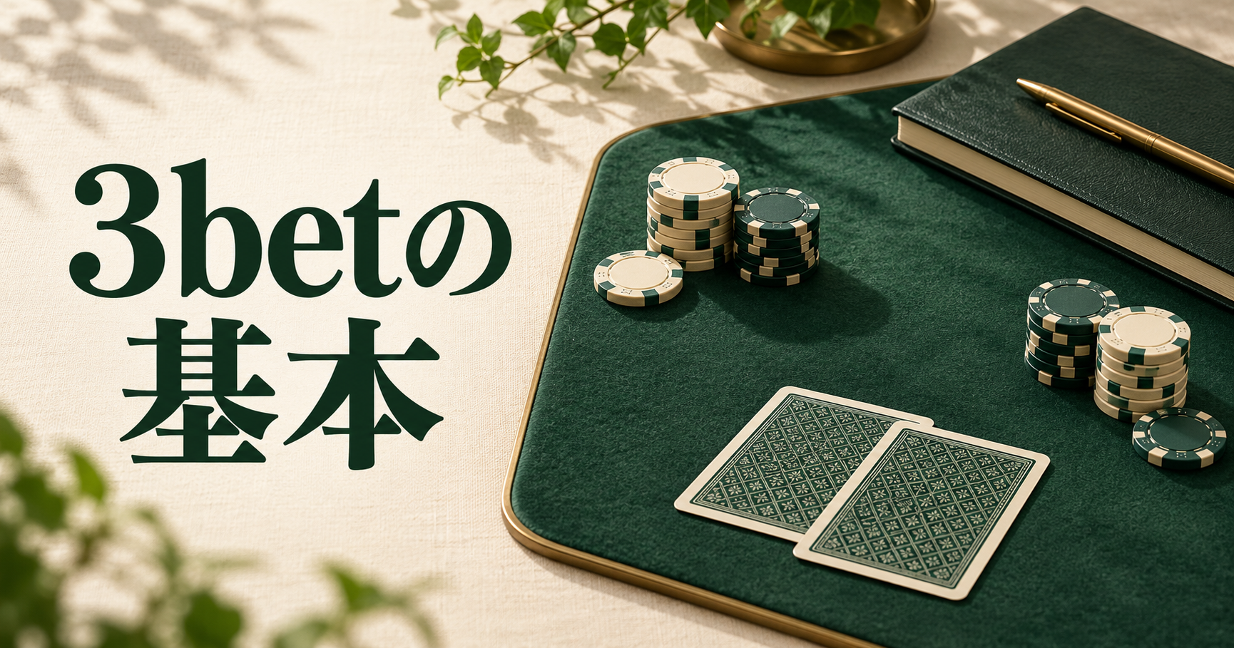 3betの意味と考え方|再レイズをする・受けるときの基本