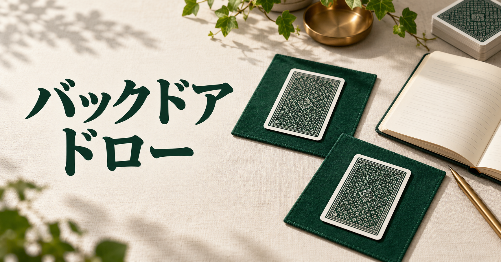 バックドアドローとは?|2枚続けて必要な形を数えてみよう