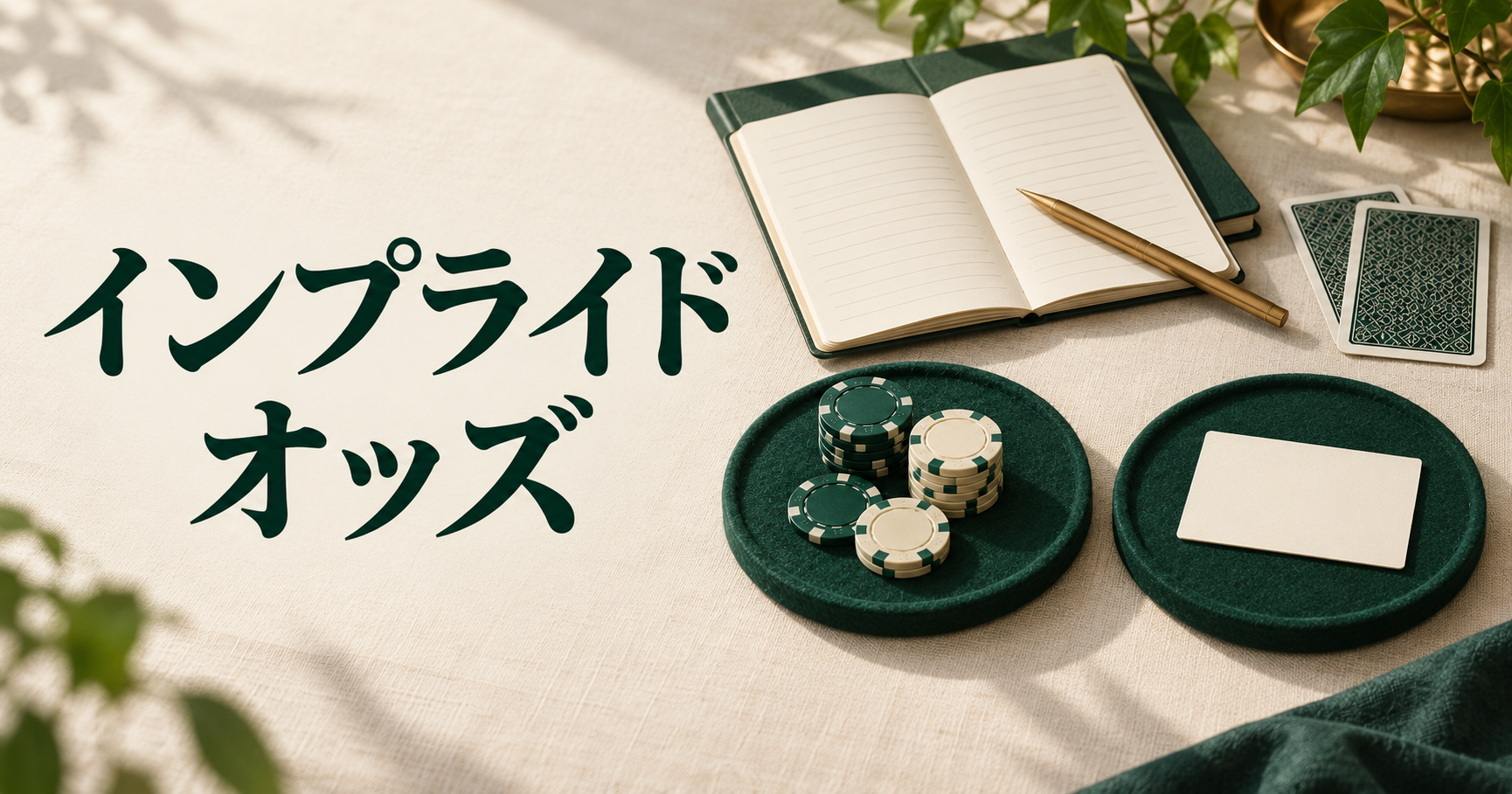インプライドオッズとは?|あとでもらえるチップを過大評価しないために