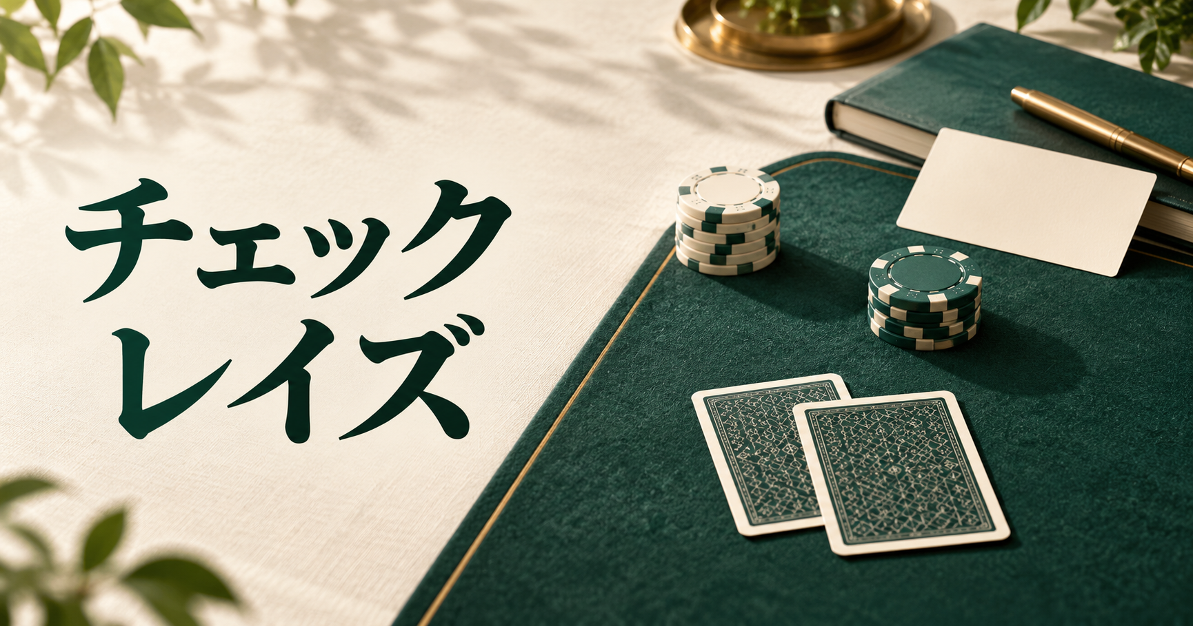 チェックレイズとは?|チェックからポットを育てるときの考え方