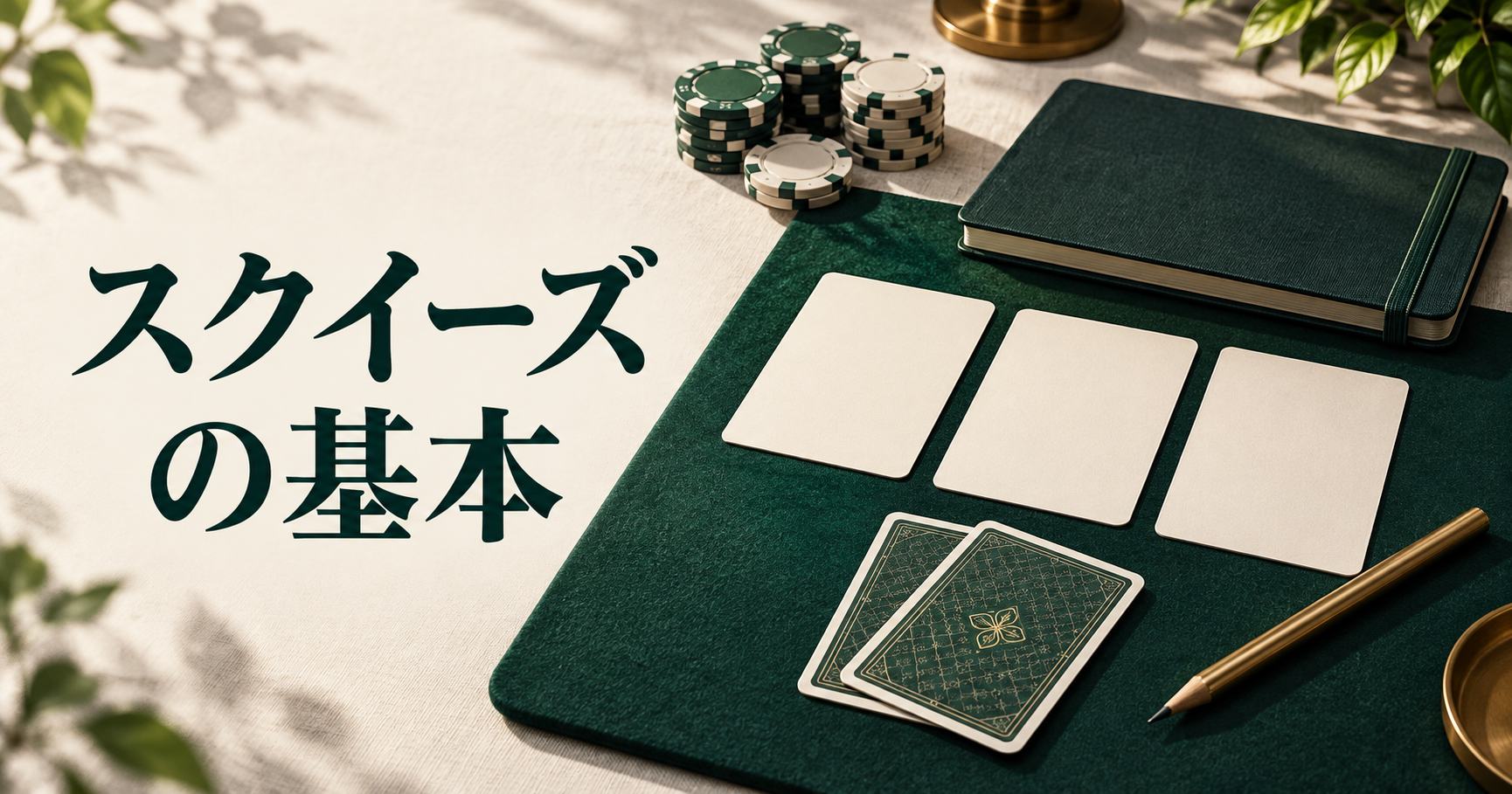 スクイーズとは?|レイズとコールが入った後の再レイズを考える